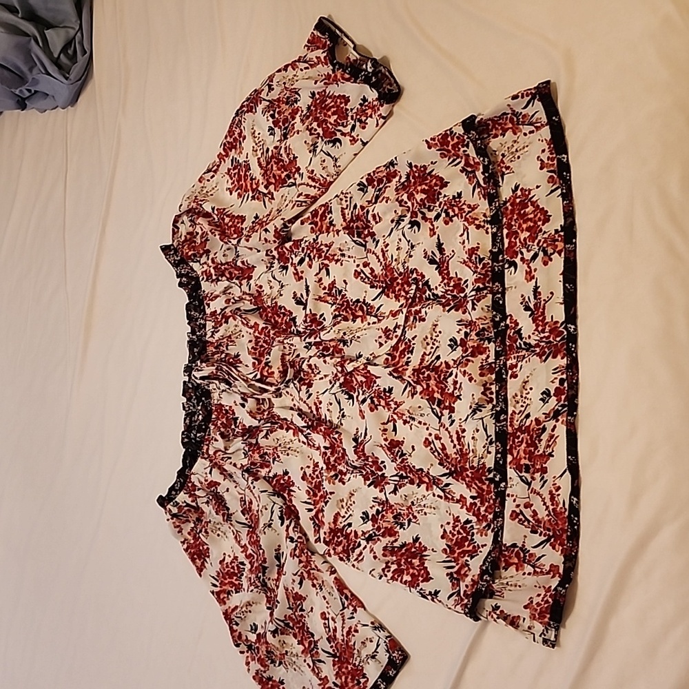 Red, white and black top, White House/Black Market